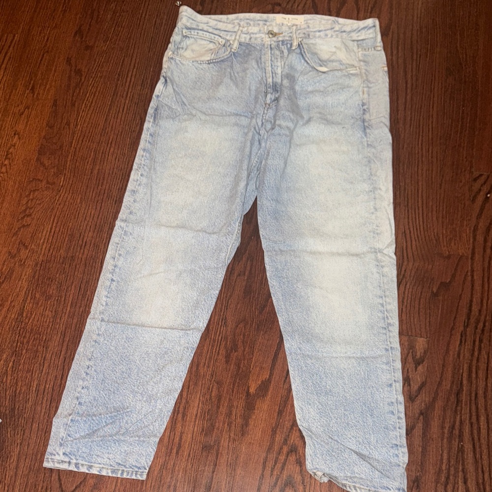 rag & bone Light Blue Women's Sweatpants Jeans